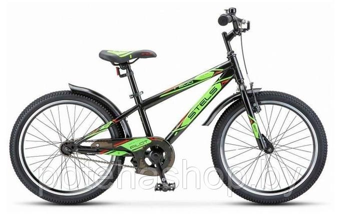 Велосипед 20 Stels Pilot 200 VC Z010 (рама 12) Черный/салатовый 2023, LU095271, фото 2
