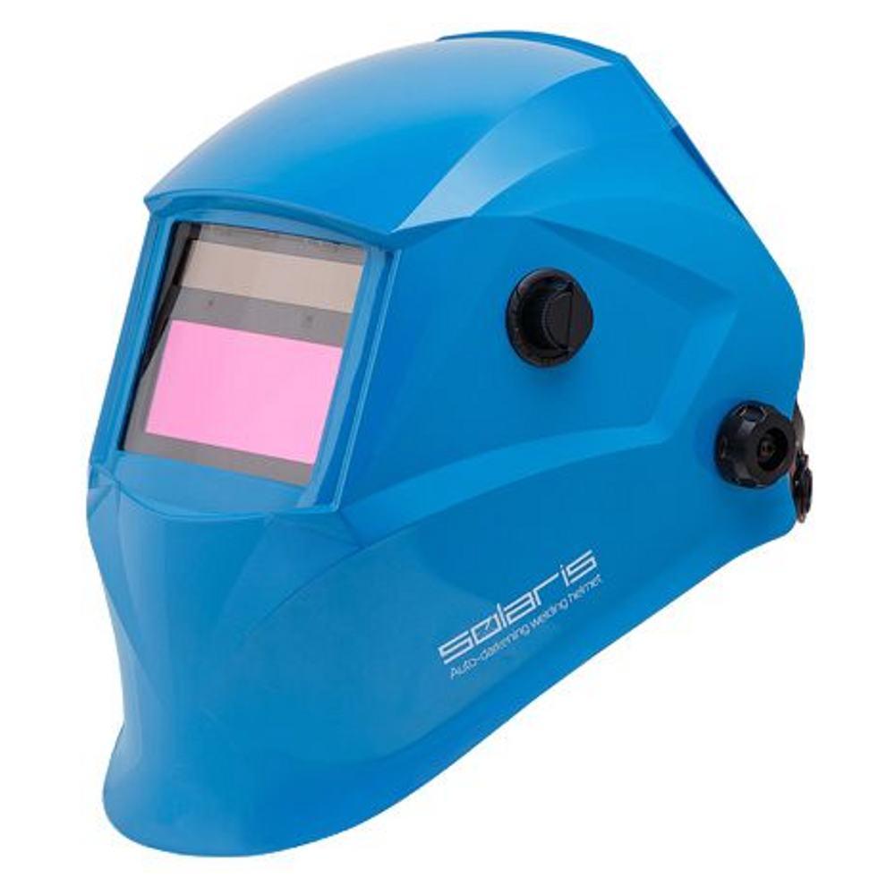 Сварочная маска Solaris ASF520S (голубой глянец) - фото 1 - id-p223566859