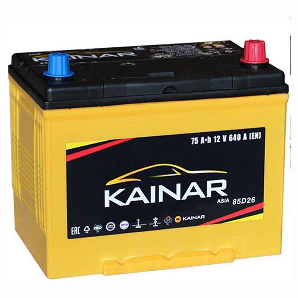 Аккумулятор автомобильный Kainar Asia 75 JR+ - фото 1 - id-p223567347