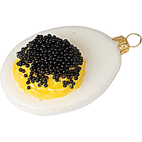 Украшение елочное "Deviled Egg with Caviar", ассорти