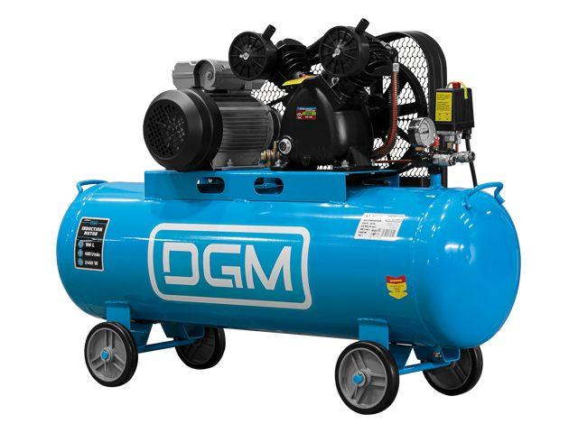 Компрессор DGM AC-2100B (400 л/мин, 8 атм, ременной, масляный, ресив. 100 л, 230 В, 2.4 кВт) - фото 1 - id-p223566056