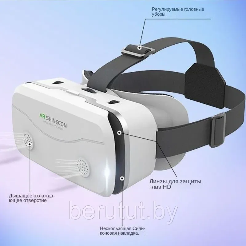 Очки виртуальной реальности VR SHINECON - фото 4 - id-p223568063
