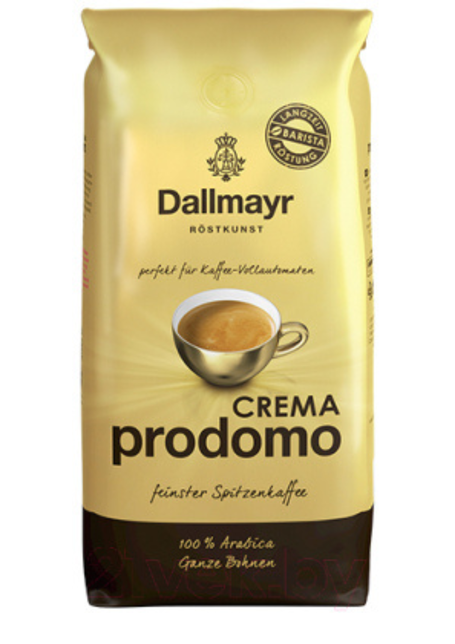 Кофе Dallmayr PRODOMO CREMA 1 кг в зернах - фото 1 - id-p223567970