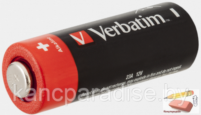 Батарейка Verbatim 23A (MN21/A23) 12V алкалайн блистер 2 штуки, арт.49940 - фото 3 - id-p223567946