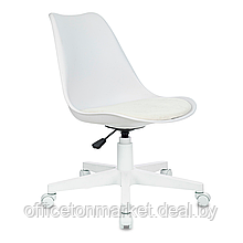 Кресло для персонала Бюрократ CH-W333 Velvet 20, ткань, пластик, молочный