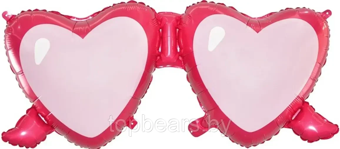 Шар (43''/109 см) Сердце, Солнечные очки, 1 шт.