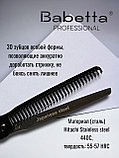 Ножницы парикмахерские Babetta филировочные размер 6.0 в кобуре серия Black, фото 3