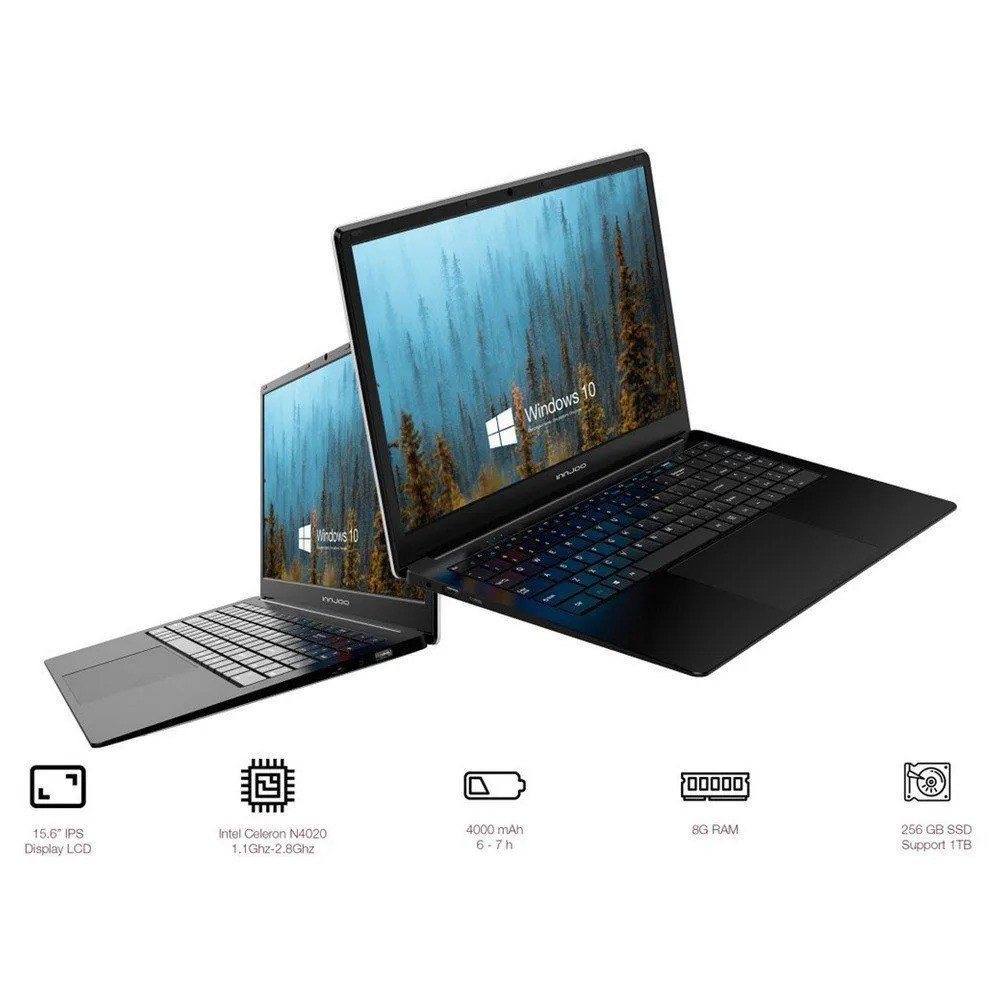 Innjoo Voom Ноутбук 15.6", Intel Celeron N4020 (1.1 ГГц), RAM 8 ГБ, SSD 256 ГБ, Intel UHD Graphics 600 - фото 6 - id-p223568378