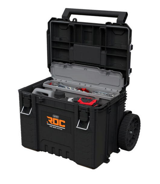 Мобильная тележка для инструментов Keter ROC PRO GEAR CART 2.0, черный - фото 2 - id-p223025828