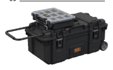Мобильный ящик для инструментов Keter ROC PRO GEAR Mobile 28" 2.0, черный - фото 4 - id-p223025820