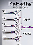 Ножницы парикмахерские Babetta прямые размер 5,5 в кобуре серия Neptune Lion, фото 8