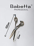 Ножницы парикмахерские Babetta 5 класс филировочные размер 6,0 Diamond Line, фото 2