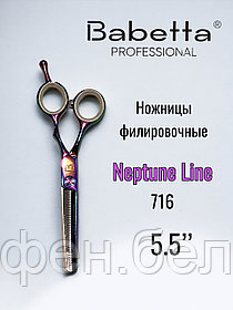 Ножницы парикмахерские Babetta филировочные размер 5,5 в кобуре серия Neptune Lion