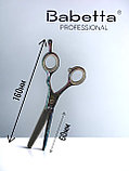 Ножницы парикмахерские Babetta филировочные размер 6.0 в кобуре серия Neptune Lion, фото 2