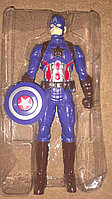 Коллекционная фигурка Мстители : Капитан Америка Captain America со щитом свет , звук 29 см