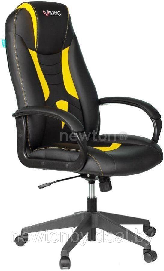 Кресло Zombie VIKING-8/BL+YELL (черный/желтый) - фото 1 - id-p223571915