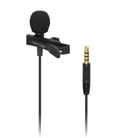BEHRINGER BC LAV - конденсаторный всенаправленный петличный микрофон, разъем 3.5 mm TRRS, переходник - фото 1 - id-p223571951