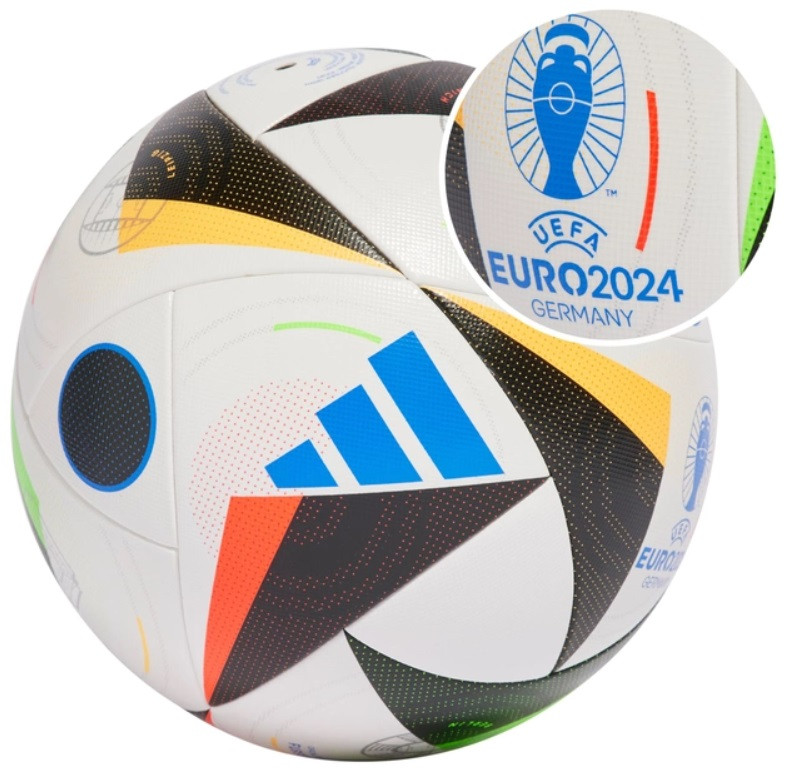 Мяч футбольный №5 Adidas Fussballliebe Competition EURO 24 FIFA - фото 2 - id-p223572037