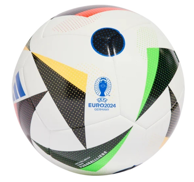Мяч футбольный №4 Adidas Fussballliebe Match Ball Replica Training EURO 24 - фото 2 - id-p223572038