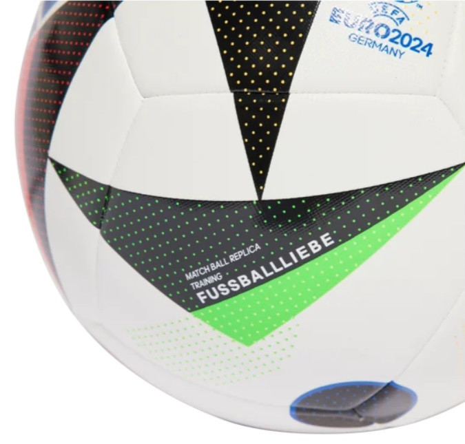 Мяч футбольный №4 Adidas Fussballliebe Match Ball Replica Training EURO 24 - фото 3 - id-p223572038