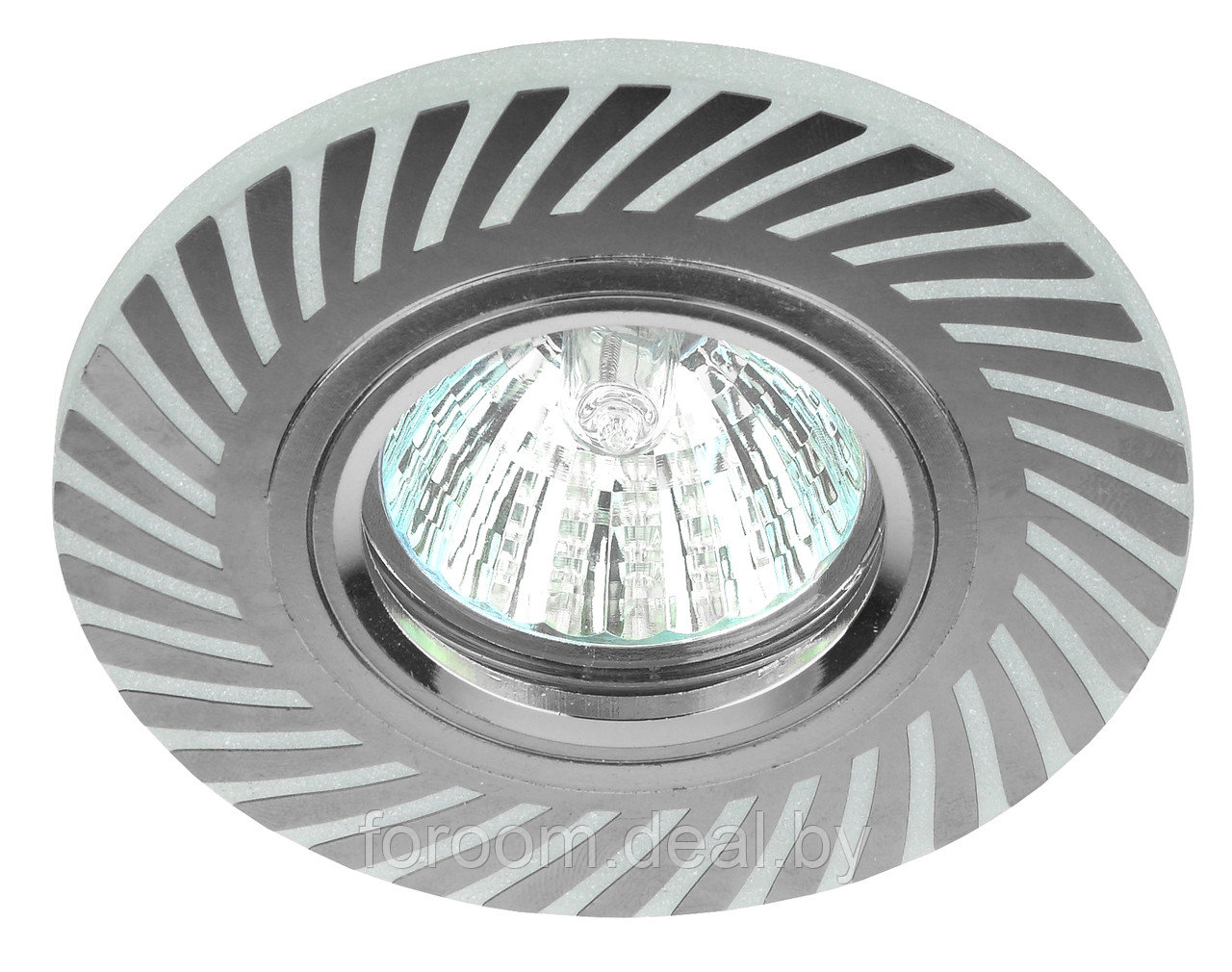 Светильник ЭРА декор cо светодиодной подсветкой MR16, белый/хром DK LD39 WH/CH - фото 2 - id-p223572116