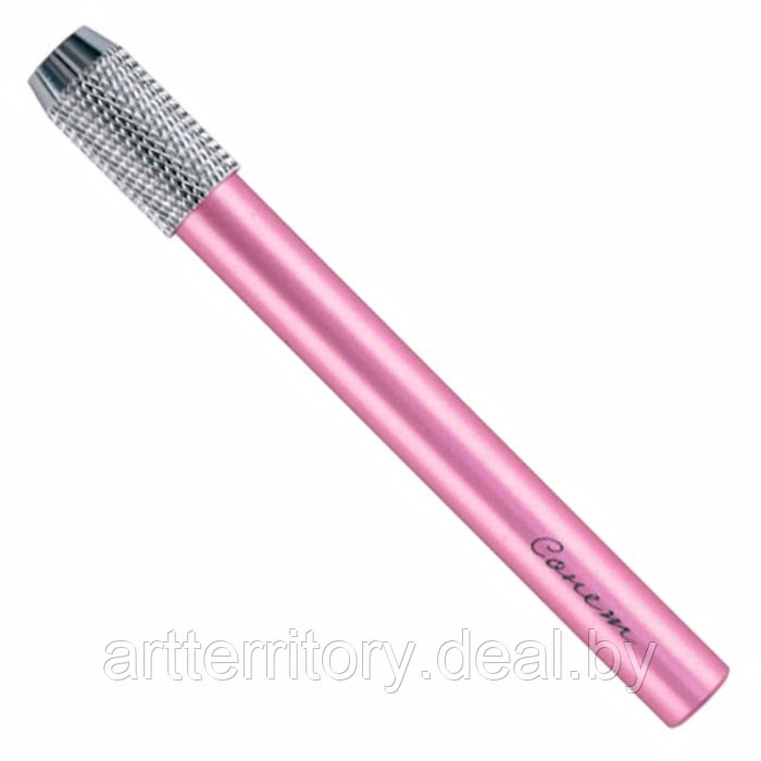 Удлинитель-держатель для карандаша металлический, "Сонет" (розовый металлик)