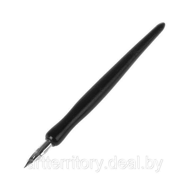 Деревянная ручка-держатель для пера (с пером) - фото 1 - id-p223572157