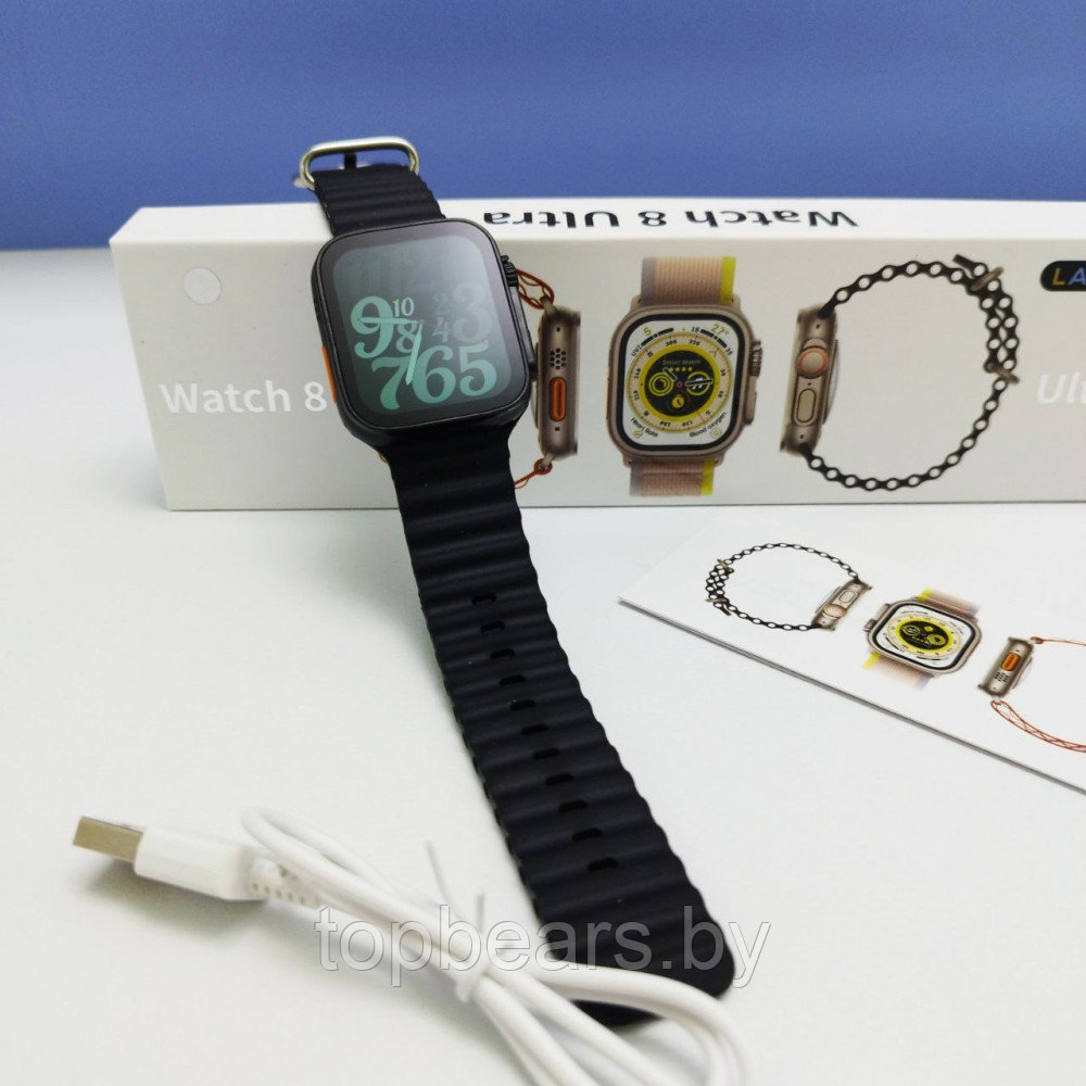 Умные смарт-часы Smart Watch 8 Ultra Желтый - фото 5 - id-p223573693