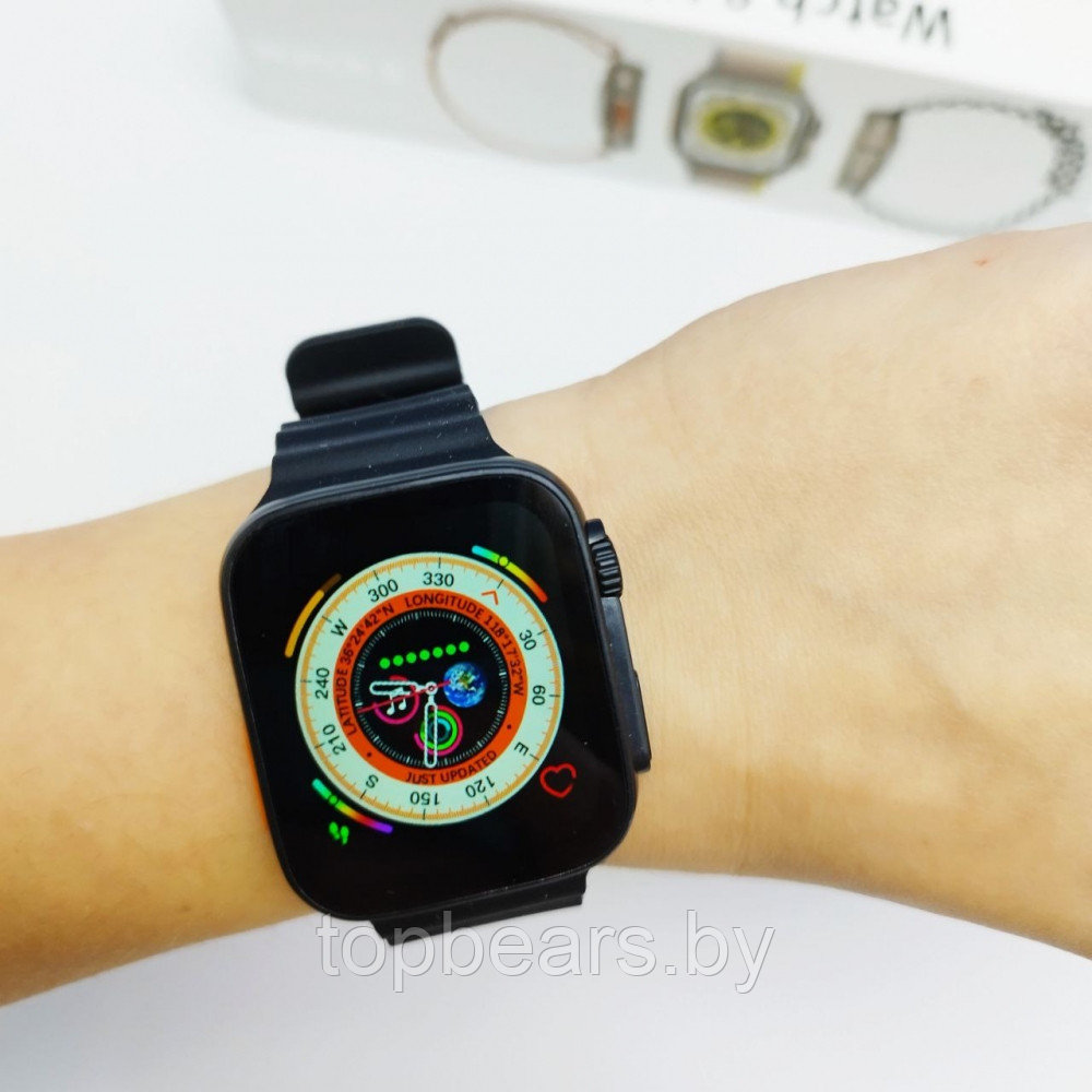 Умные смарт-часы Smart Watch 8 Ultra Черный - фото 7 - id-p223573694