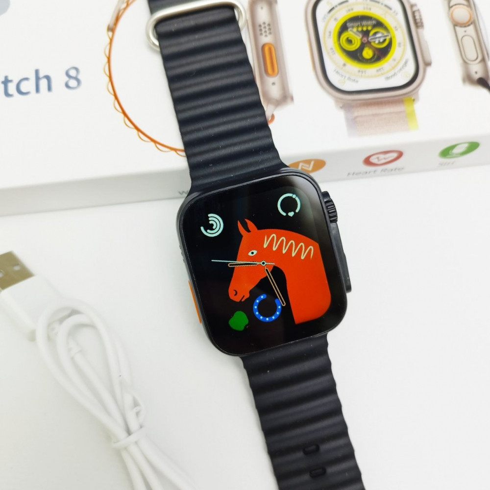 Умные смарт-часы Smart Watch 8 Ultra Черный - фото 9 - id-p223575843