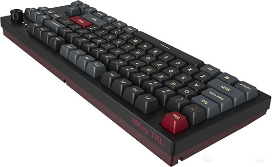 Клавиатура Montech MKey TKL Darkness (MK87DR) / игровая / механическая / Gateron G Pro 2.0 Red - линейные - фото 1 - id-p223347477