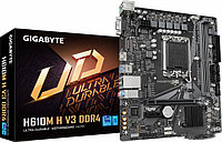 Мат. плата GIGABYTE H610M H V3 DDR4 (RTL) LGA1700 H610 PCI-E Dsub+HDMI GbLAN SATA MicroATX 2DDR4