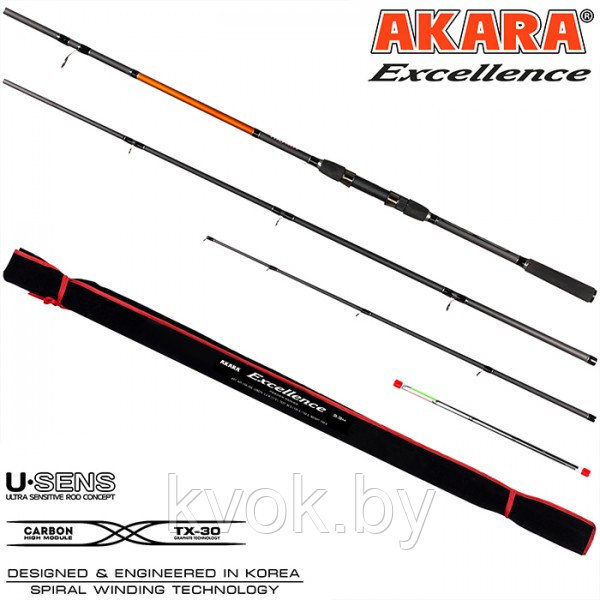 Фидерное удилище Akara Excellence Feeder TX-30 (90-120-150) 3.6 м - фото 1 - id-p223580757