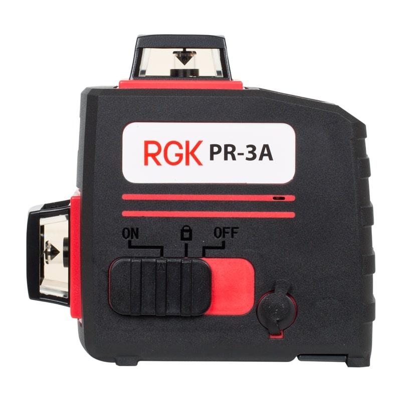 778718 Лазерный уровень RGK PR-3A + штанга-упор RGK CG-2 - фото 3 - id-p223581139