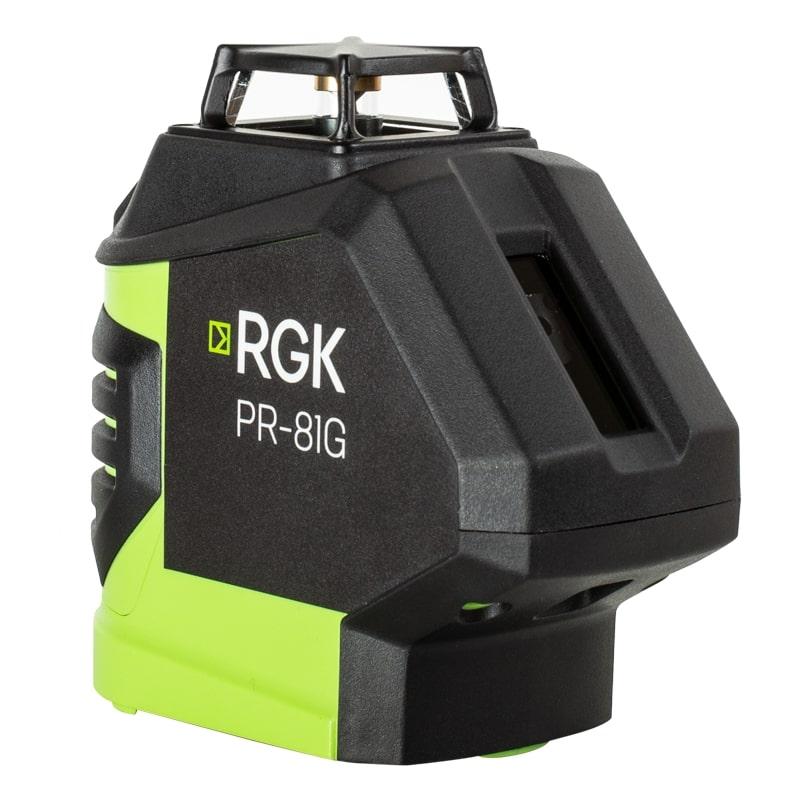 778749 Комплект: лазерный уровень RGK PR-81G + штанга-упор - фото 3 - id-p223581143