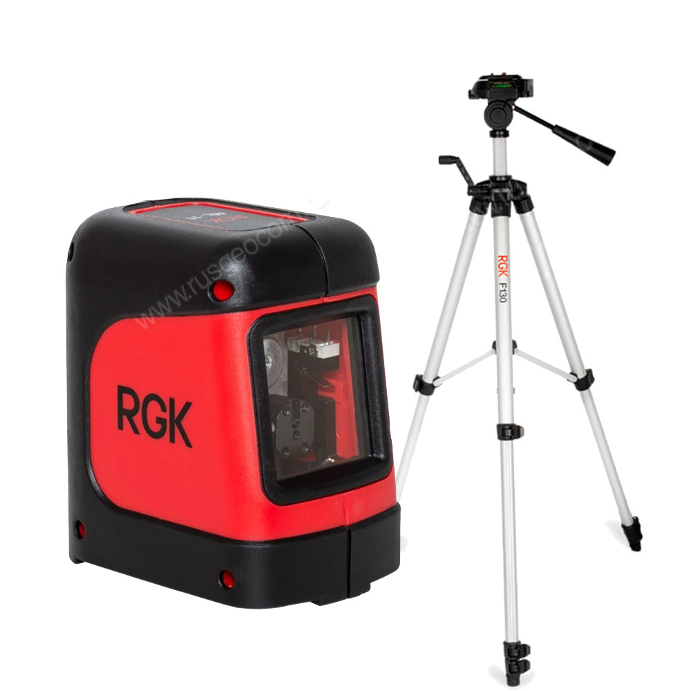 752756 Комплект: лазерный уровень RGK ML-11 + штатив RGK F130 - фото 1 - id-p223581172