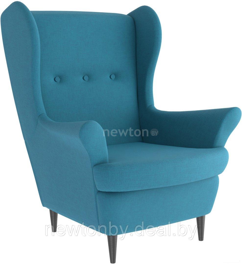 Интерьерное кресло Mio Tesoro Тойво (twist 12 petrol turquoise) - фото 1 - id-p223584055