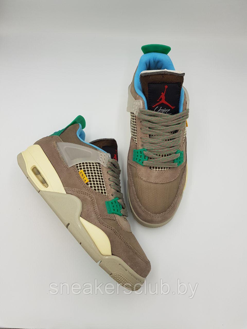 Кроссовки белые мужские Jordan 4 Retro SP 30th Anniversary Union Taupe / демисезонные / повседневные - фото 2 - id-p223588070