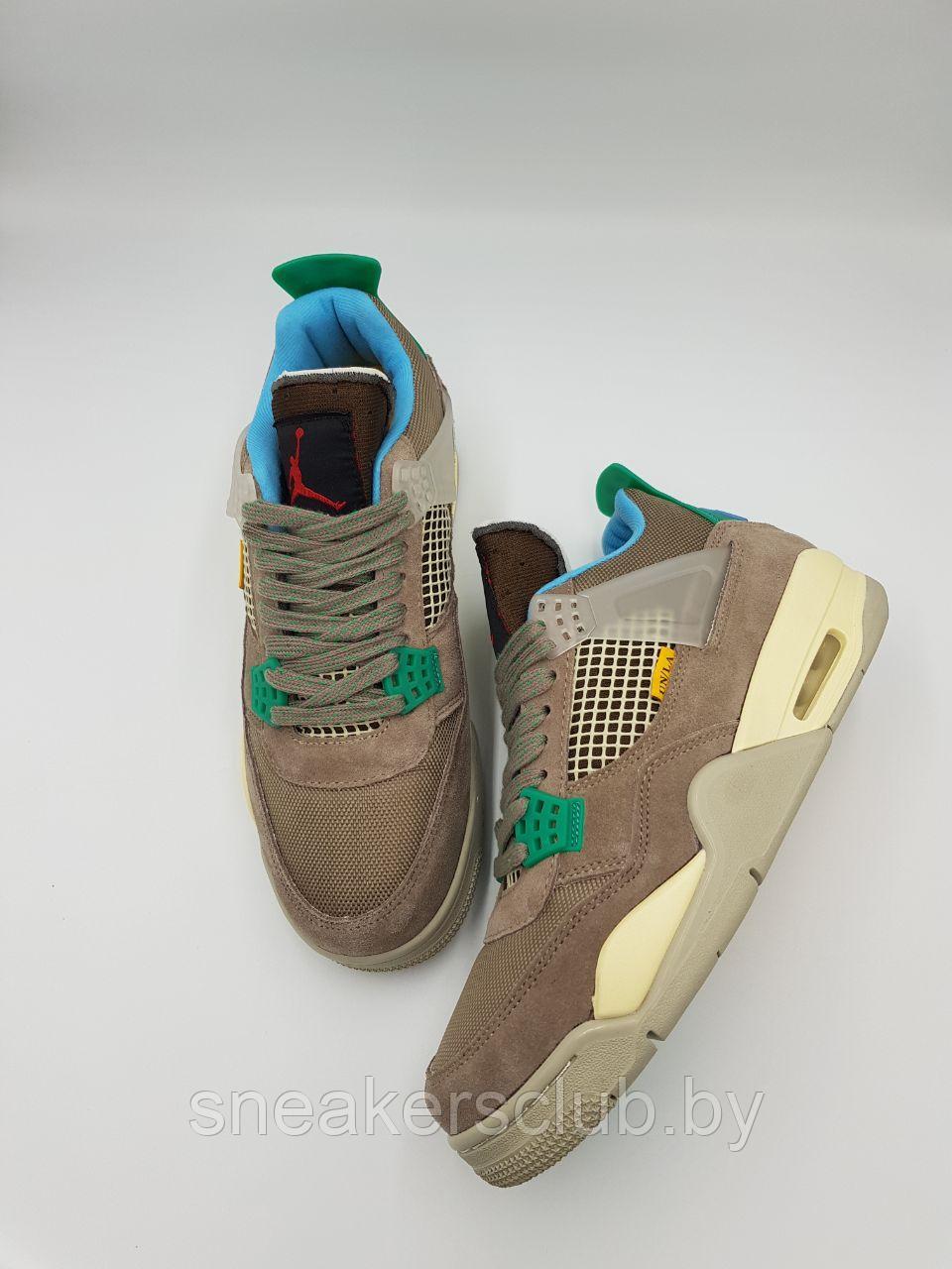 Кроссовки белые мужские Jordan 4 Retro SP 30th Anniversary Union Taupe / демисезонные / повседневные - фото 4 - id-p223588070