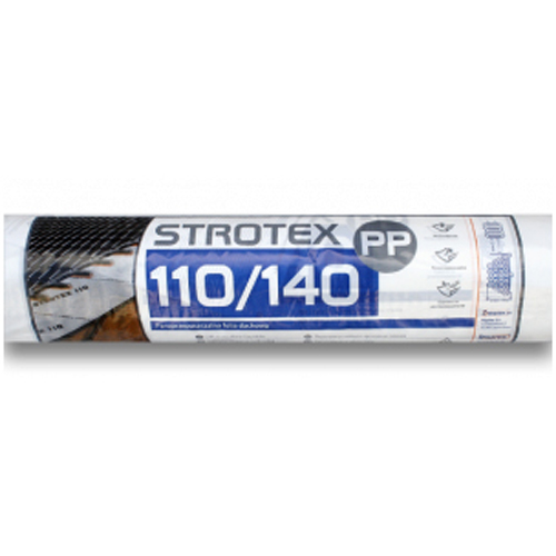 Гидроизоляционная пленка STROTEX 110 PP 75 м2 - фото 2 - id-p223589829