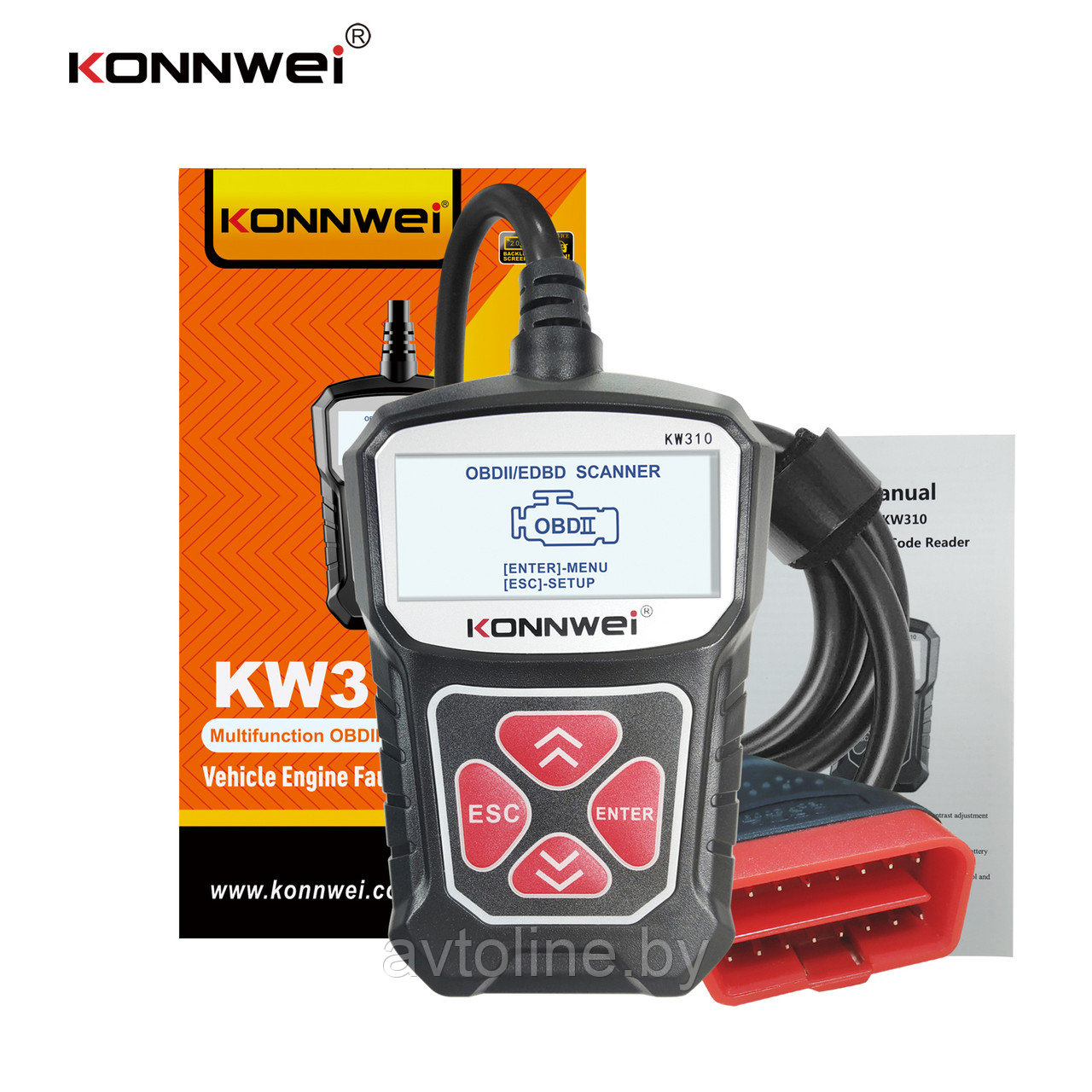 Автосканер KONNWEI KW-310