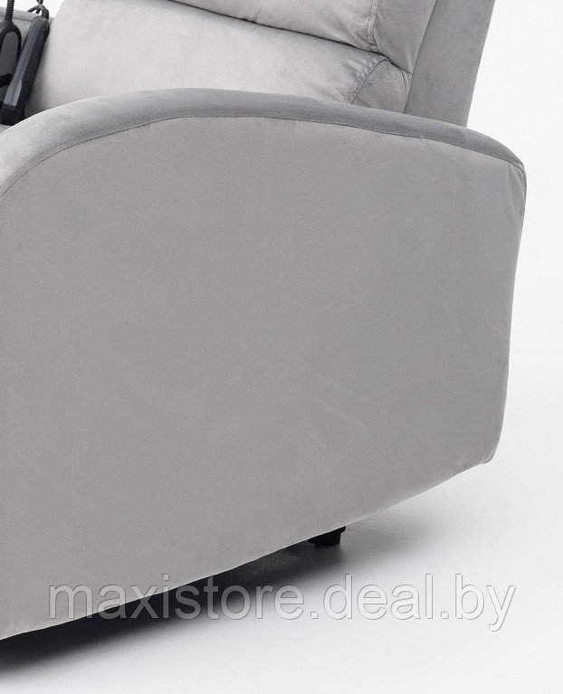 Кресло вибромассажное CALVIANO, модель 2165, серый велюр - фото 3 - id-p223590083