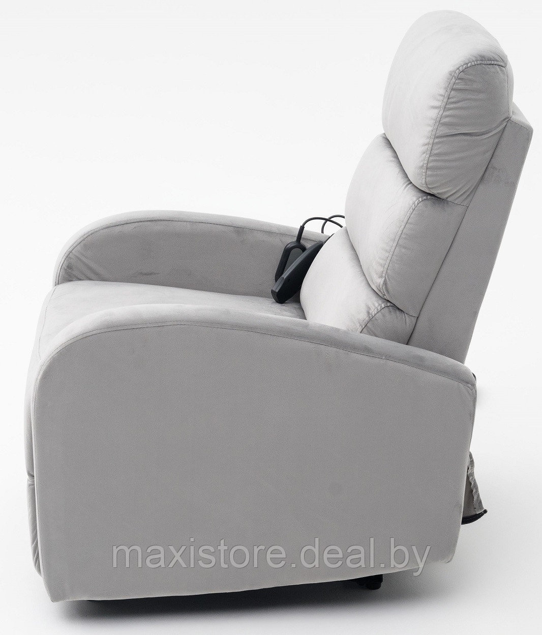 Кресло вибромассажное CALVIANO, модель 2165, серый велюр - фото 7 - id-p223590083