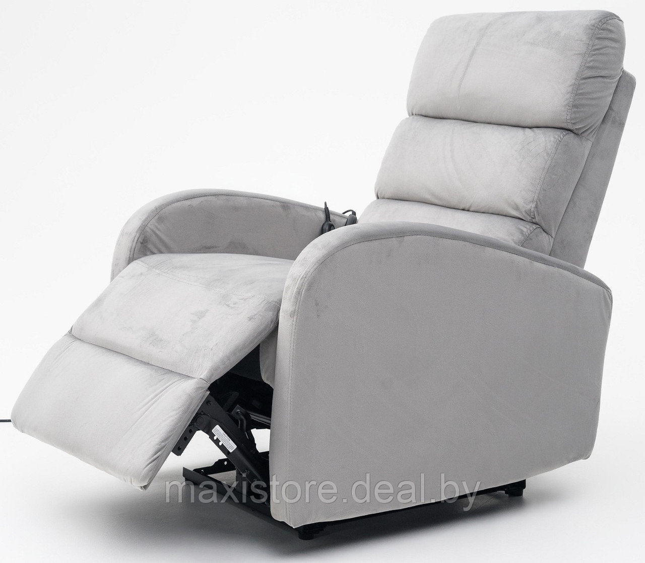 Кресло вибромассажное CALVIANO, модель 2165, серый велюр - фото 8 - id-p223590083