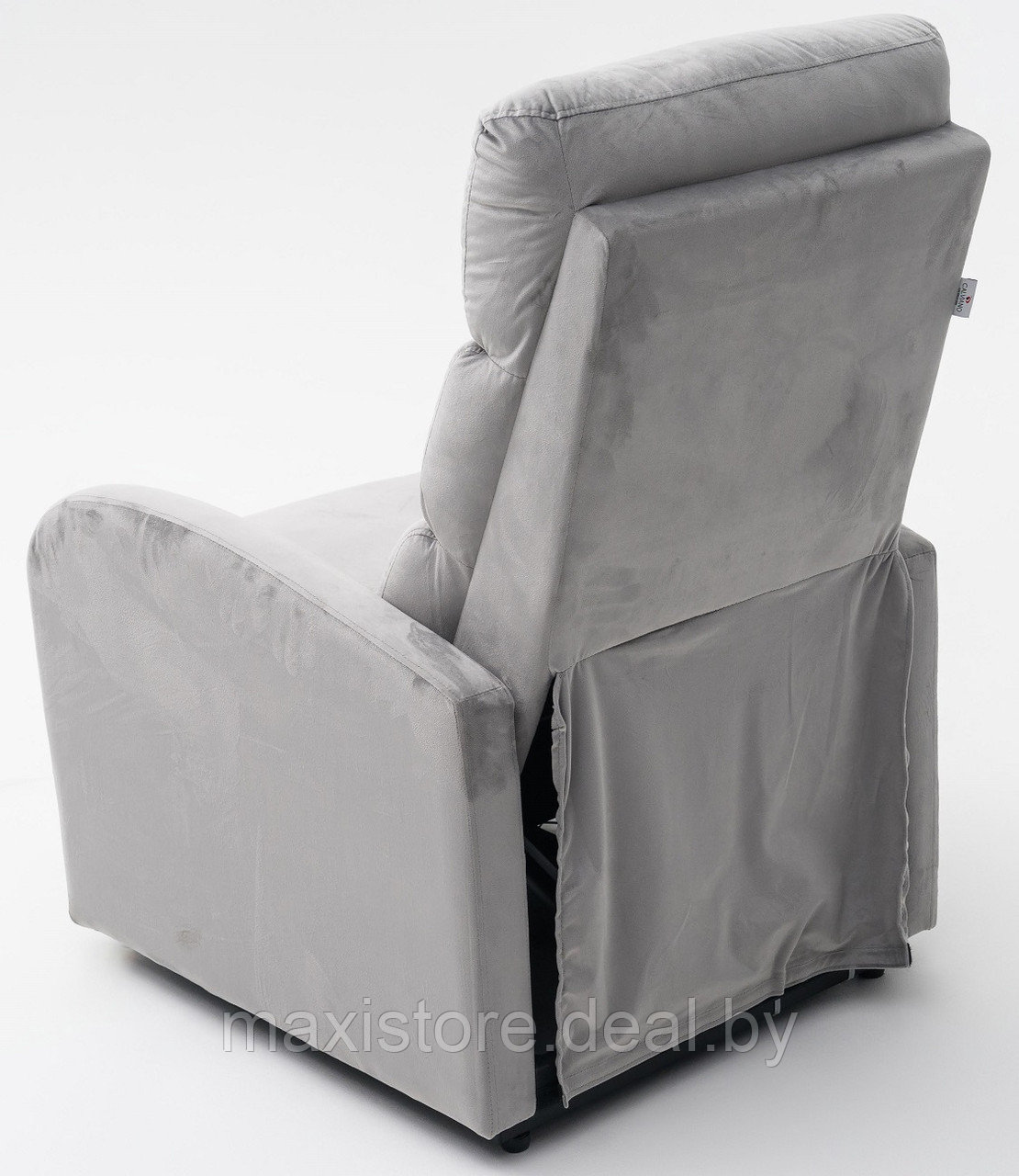Кресло вибромассажное CALVIANO, модель 2166, серый велюр - фото 8 - id-p223590280
