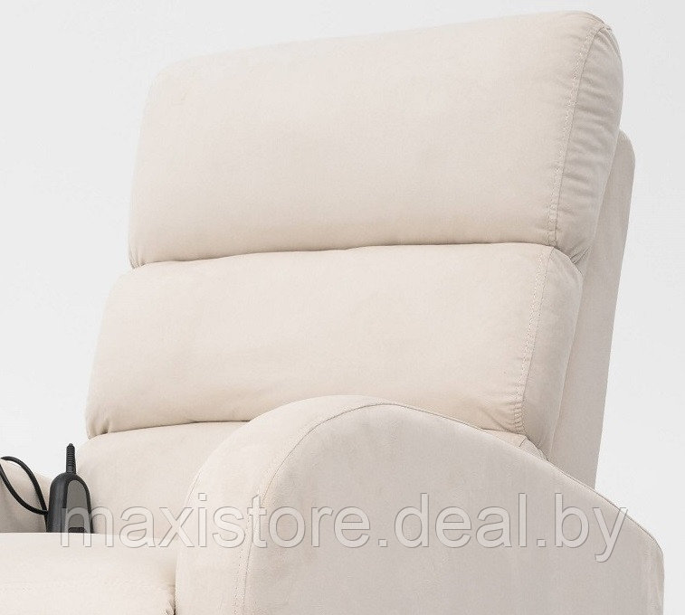 Кресло вибромассажное CALVIANO, модель 2166, бежевый велюр - фото 6 - id-p223590283