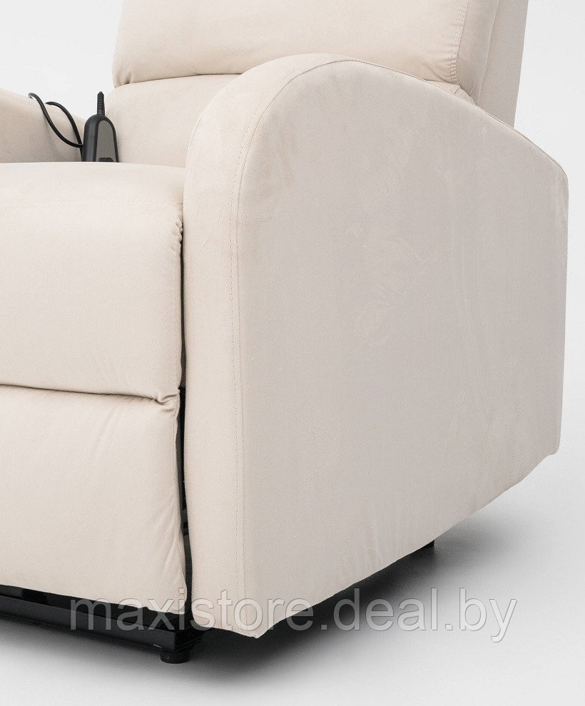 Кресло вибромассажное CALVIANO, модель 2166, бежевый велюр - фото 5 - id-p223590283