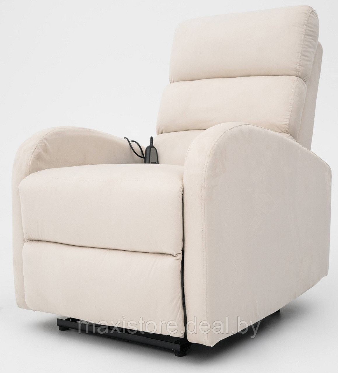 Кресло вибромассажное CALVIANO, модель 2166, бежевый велюр - фото 1 - id-p223590283