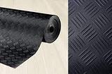 Резиновое противоскользящее грязезащитное покрытие «Шахматы» 3мм рулон 1,2х10м, фото 4