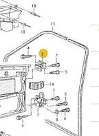 Петля двери левая верхняя Audi A4 1995-2001